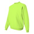 thumbnail image 2 of NuBlend Crewneck Sweatshirt, XL, Safety Green, 2 of 3
