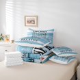 thumbnail image 5 of YST Lake Rules Comforter Set, 7-Piece, Modern, Black Sketches, Queen Size, 5 of 5