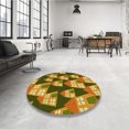 thumbnail image 4 of Ahgly Tapis Rectangulaire Lavable en Machine Intérieur Transitionnel Brun Bronze Foncé, 2 Pieds x 5 Pieds, 4 of 7