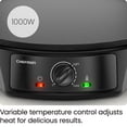 thumbnail image 2 of Chefman Electric Crepe Maker & Griddle, Nonstick Grill Pan, 12" Surface, Black, 2 of 8