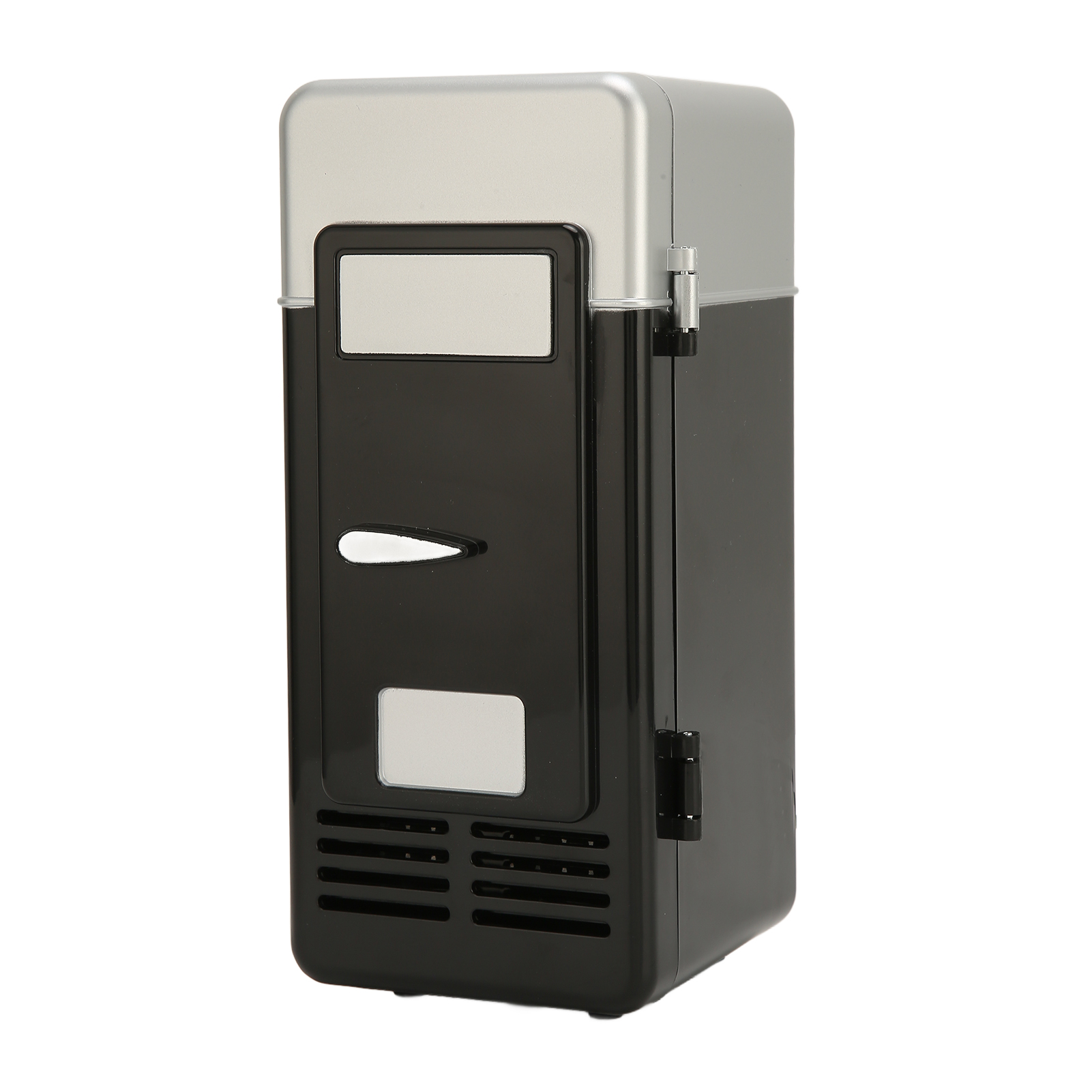 USB Fridge Cooler, Low Decibel Energy Saving Tiny Fridge  For Office For Home For Car Black