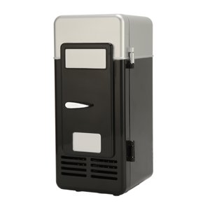 USB Réfrigérateur refroidisseur, faible décibel économie d'énergie mini réfrigérateur pour le bureau pour la maison pour voiture noir