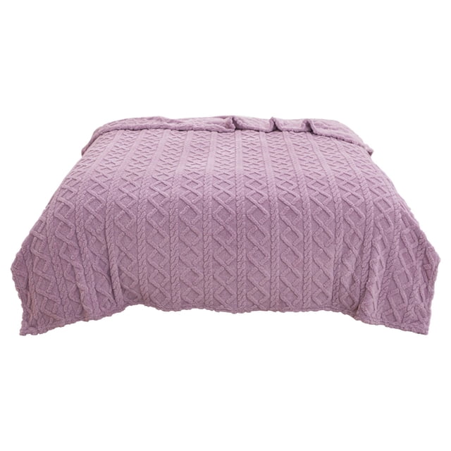 End of Bed Throw Blanket Lightweight Plush Soft Ice Blanket Breathable Temperature Controlled Air Conditioning Blanket In Summer Suitable for Constant Temperature Blanket In Air Conditioned Room