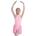 thumbnail image 1 of Jhaoyu Robe Justaucorps de Ballet pour Filles Enfants avec Strass Robe de Patinage Artistique sur Glace Tenue de Danse Lyrique Contemporaine Rose 16, 1 of 7
