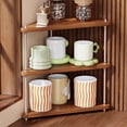 thumbnail image 4 of Desktop Corner Storage Rack, Triangular Storage Shelf, Multifunctional Display Rack, Wooden Metal Corner Organizer, Home Office Kitchen Storage, Space-Saving Shelf, 4 of 6