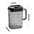 thumbnail image 2 of 2L Water Dispenser Fridge Reusable Bottles,Home Refrigerator Cold Kettle,Fridge Beverage Drink Dispenser for Kitchen Home Party Bar Wedding, 2 of 6