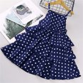 thumbnail image 1 of LOVZFMLL Girls' Summer Sleeveless Printed Round-Neck Embroidery Mesh Princess Bow Skirt, 1 of 7