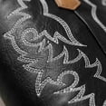 thumbnail image 3 of Men’s Western Cowboy Boots, Embroidered Pointed Toe Boots, Block Heel Slip-On Boots Mid-Calf Knight Boots, 3 of 6