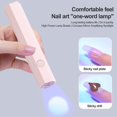 thumbnail image 3 of Portable UV Nail Lamp Quick Dry All Gel Polish USB Charging Handheld Mini Size Lightweight User-friendly UV Lamp, 3 of 10