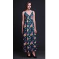 thumbnail image 2 of Bimba Robe Longue Chic à Imprimé Floral pour Femme, Style Bohème, Maxi d'Été, Tenue de Plage - Très Petit, 2 of 6