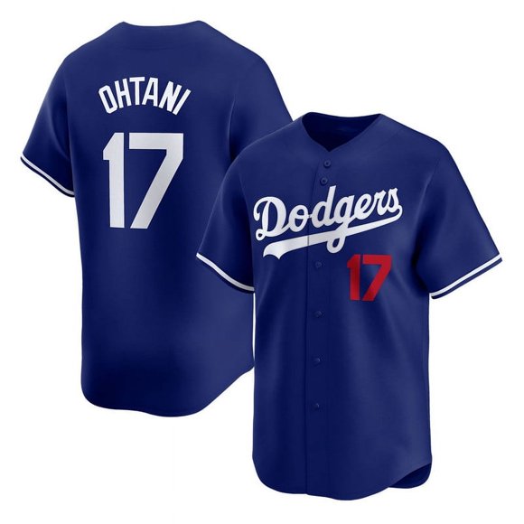 Maillot Jeunesse Los Angeles Dodgers Shohei Ohtani 17# Maillot de Baseball Nom du Joueur Chemise de Sport_we