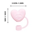 thumbnail image 2 of TopLLC Kitchen Gadgets, Kitchen Accessories, Kitchen Utensils, Kitchen Tool Valentine's Day Straw Straw Stopper Straws cap, 2 of 5