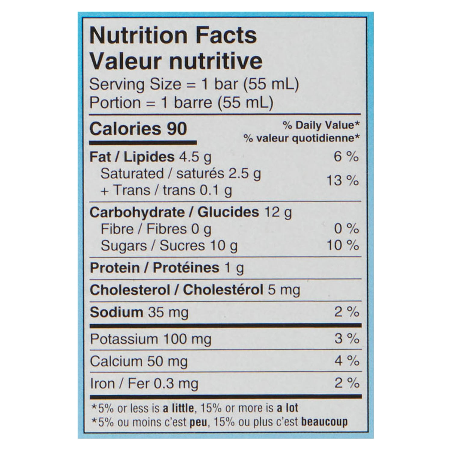 Chapman's Barre de Yogourt Glacé Faible en Calories Collection Canadienne Vanille & Chocolat au Lait en Boîte 8 x 55mL