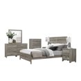 thumbnail image 4 of Topline Home Furnishings Weathered Grey 6pc King Bedroom Set, 4 of 7