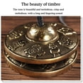 thumbnail image 2 of Meditation Tibetan Chimes Cymbals Musical Chimes With Tibetan Drawstring> K E5R1, 2 of 8