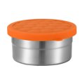 thumbnail image 1 of Visland Stainless Steel Snack Containers for Kids Leak Proof Toddler Food Container with Silicone Lids Stackable Metal Lunch Box for School And Daycare, 1 of 8