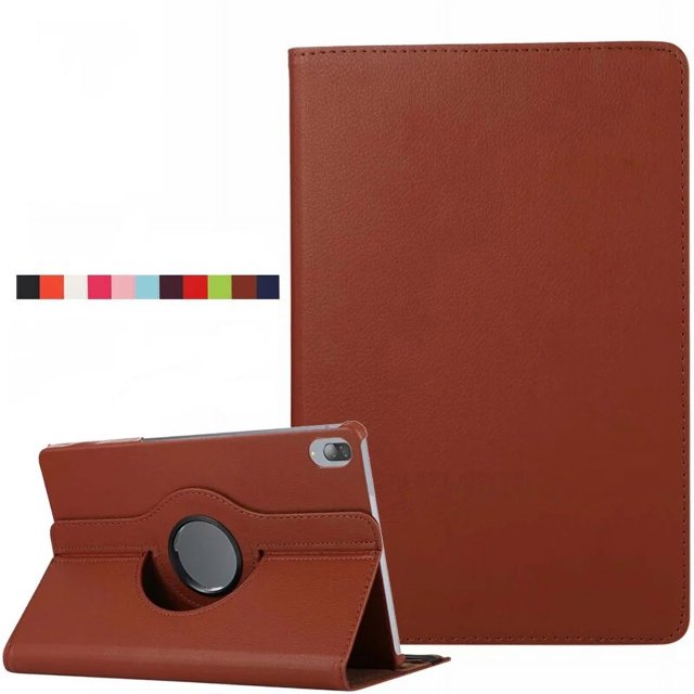 Tablette pour Huawei Honor Pad X9 X 8 X8 Pro Étui 11.5 Étui à Rabat Rotatif à 360 Degrés Support Étui pour Funda Honor Pad X 9 X9 X8 Pro Étui Brun pour Honor Pad X9
