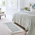 thumbnail image 1 of Estbridge Soft Bedroom Rugs - Bedside Rug  Flocking Carpet with Non-Slip Rubber Bottom  Modern Design  Easy to Clean - Ideal for Bedroom  Living Room  Nursery  College Dorm - 40cmx80cm, 1 of 7