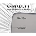 thumbnail image 1 of 800 Thread Count 3 Piece (1- Fitted Sheet + 2- Pillow cover) Quality 18 Inch Deep Pocket 100% Egyptian Cotton Solid Pattern, 1 of 6