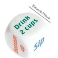 thumbnail image 4 of kids toys 5Pcs Party Dice Wagers Game Dice,Friends Dinner Creative Dice (Random Color), 4 of 4