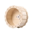thumbnail image 3 of lionlar Cage de Roue de Course en Bois pour Hamster Accessoires Rouleau Silencieux Tapis Roulant Hamster 19 cm, 3 of 7