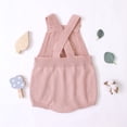 thumbnail image 3 of Baby Girls Sleeveless Jumpsuit, Knitted Romper Embroidered Rainbow Pattern Bodysuit, 3 of 7