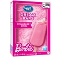 thumbnail image 1 of Great Value Barbie Strawberry Swirl Light Ice Cream Bars, 4 x 80 mL, 1 of 4