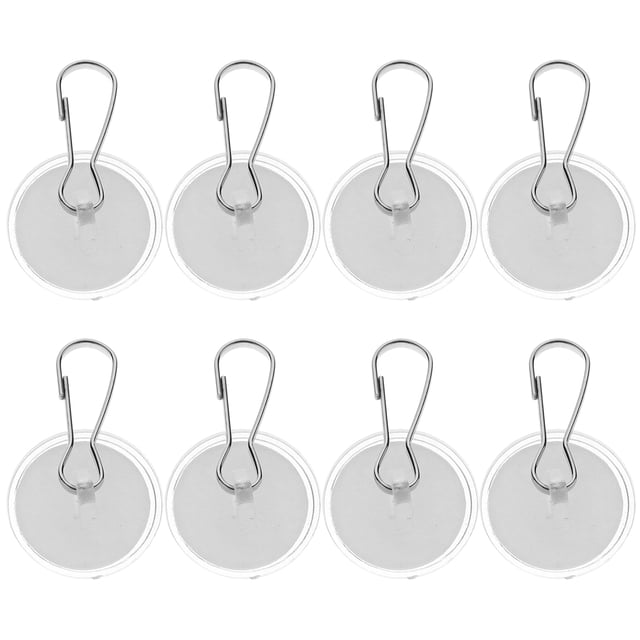 Miangastore 10 Pcs Crochets de Plafond Autocollants Crochets Sans Perçage Crochets Transparents Crochets Autocollants