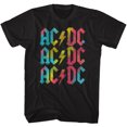 thumbnail image 1 of AC/DC Groupe de Musique Hard Rock Logos Multicolores T-Shirt pour Adulte Tee, 1 of 1