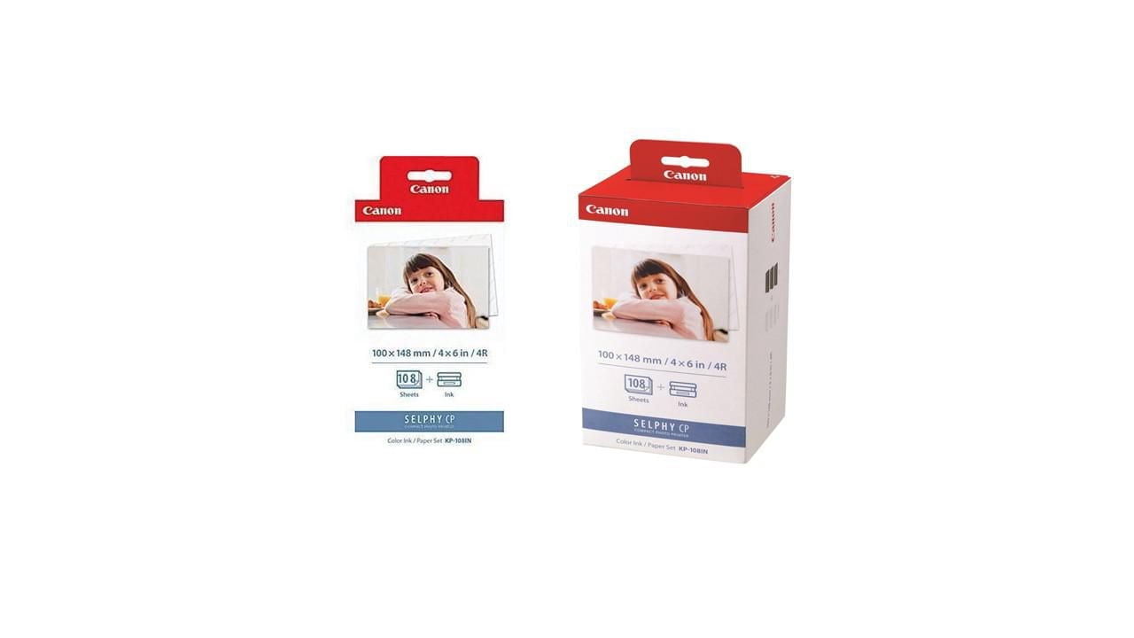 Canon KP-108IN 4" x 6" Colour Photo Paper & Ink Kit