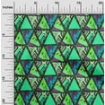 thumbnail image 2 of oneOone Silk Tabby Sea Green Fabric Geometric Tropical Texture Sewing Material Print Fabric By The Yard 42 Inch Wide, 2 of 4