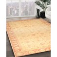 thumbnail image 2 of Ahgly Company Indoor Rectangle Abstract Orange Oriental Area Rugs, 8' x 10', 2 of 6