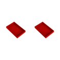 thumbnail image 1 of relayinert Jewelry With Compact And Portable Jewel Storage Case Travel And Daily Effectively Protecting Big red 2Set, 1 of 6