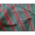 thumbnail image 4 of oneOone Silk Tabby Fabric Stripe & Diamond Block Print Fabric By The Yard 42 Inch Wide, 4 of 4