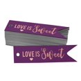 thumbnail image 1 of Inkdotpot Rose Gold Foil Paper Hang Tags Love Is Sweet Wedding Favor Tags 100 Pieces, 1 of 1