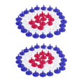 thumbnail image 1 of 100 PCS Marqueur de Balle de Golf 18mm Couleur Aléatoire, 1 of 7