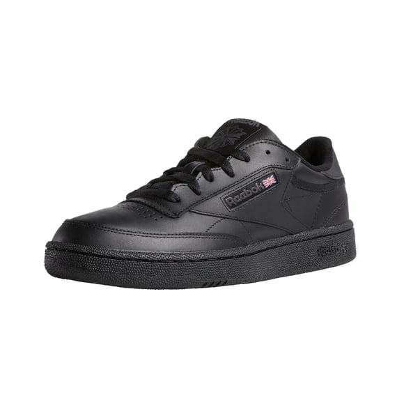Reebok Men's Club C 85 Walking Shoe, Black/Charcoal, 6 M US