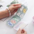 thumbnail image 3 of Milisten 1pc Portable Travel Pill Box Three Layers Medicine Storage Holder Container Organizer Case (Green), 3 of 5