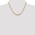 thumbnail image 2 of 14k Yellow Gold 18 Inch 4mm Byzantine Link Chain Necklace Pendant Charm, 2 of 9