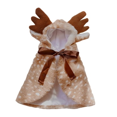 Costume de Renne de Noël pour Chien et Chat, Vêtements Chauds de Noël, Vêtements pour Chaton Chats L