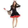 thumbnail image 4 of Gspmoly Robes Grande Taille pour Femmes aux Formes, Fourchette+bandeaux+robe Cosplay pour Femmes Robe Aguichant Robe de Cocktail jusqu'à 70 % de Rabais, 4 of 6