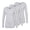 Marl Gray, variant on Adar Underscrubs for Women 3 Pack - Long Sleeve Underscrub Comfort Tee