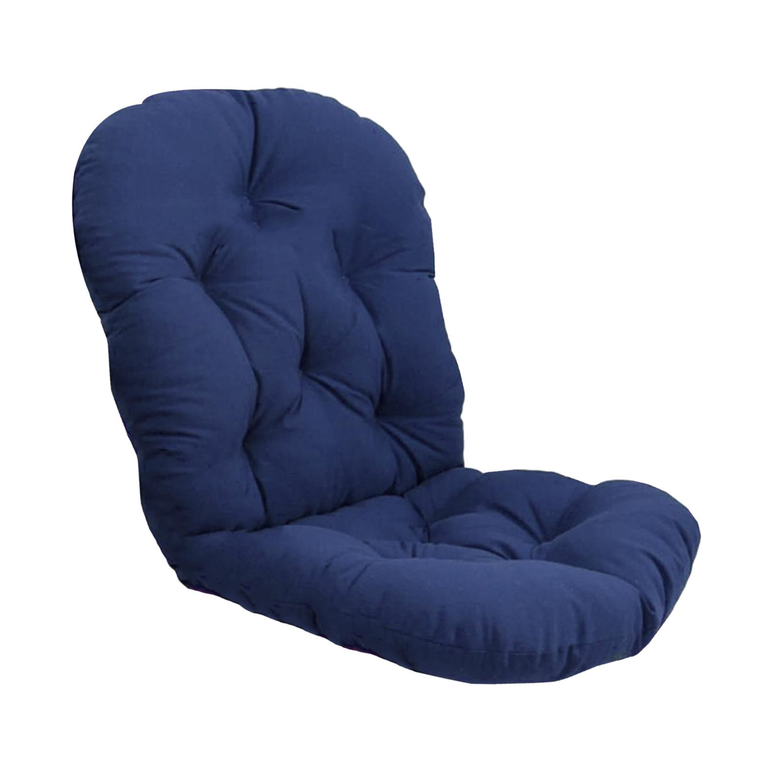 Coussin Pivotant à Bascule en Rotin Osier Massif pour Extérieur/intérieur, Bleu