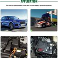 thumbnail image 2 of pitrice Connecteur de Batterie, Fermoir de Borne, Fournitures de Voiture, Compact, Opération Simple, Fermoir de Borne, Pièce de Rechange Professionnelle Durable, 2 of 7