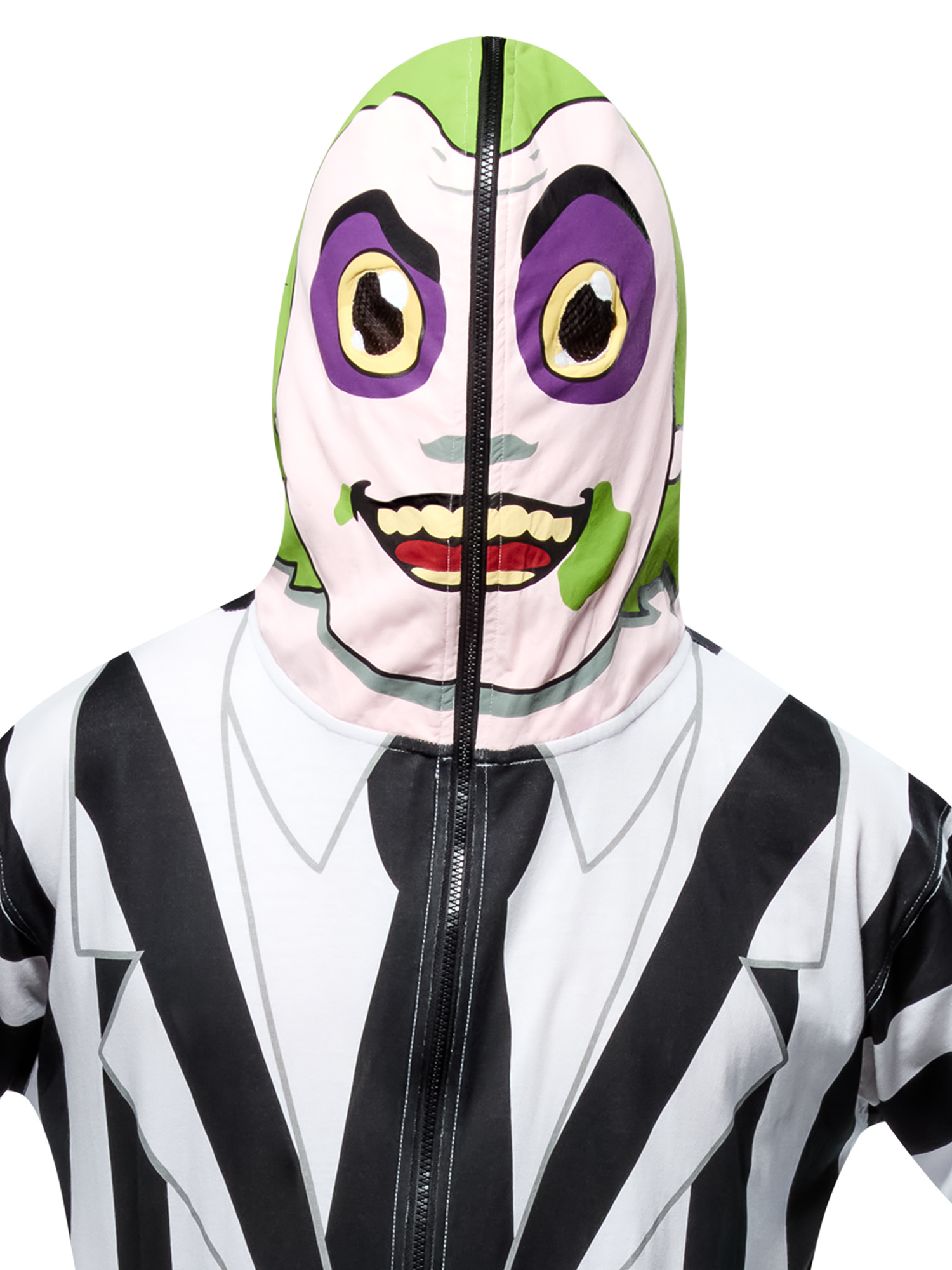 Costume Zipsters Masked-Up Beetlejuice pour Adultes par Rubies, pour Hommes