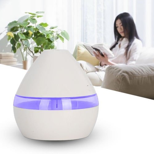 Humidificateur Ultrasonique à LED USB Diffuseur d'Huiles Essentielles Purificateur d'Aromathérapie