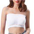 thumbnail image 1 of Birdeem Bras for Women Womens Top Top Line Bra with Chest Pad Solid Color Bra without Wire Wrap, 1 of 1