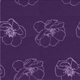 thumbnail image 1 of Ahgly Company Tapis d'Intérieur Lavable en Machine Carré Transitionnel Violet Foncé, 4 Pieds Carré, 1 of 7
