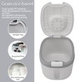thumbnail image 4 of Airtight Rice Storage Container, Cereal Rice Food Storage Container Bin Rice Bucket Rice Holder Bin Rice Storage Box With Clear Window For Rice Grains Sugar Flour Pet Food Storage, 4 of 8