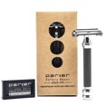 thumbnail image 2 of Parker 76R Butterfly Open Double Edge Safety Razor - Super Heavyweight - 5 DE Blades included., 2 of 6